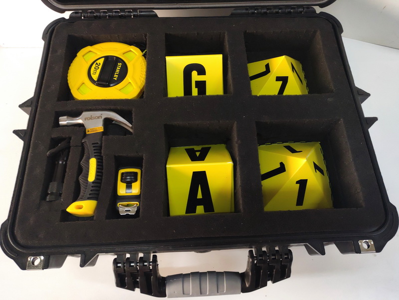 maletin policia cientifica csi hermetico 21x52x42x50 (110eu) 1u